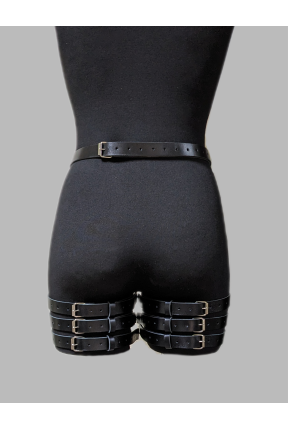 Гартери портупея жіночі на стегна потрійні 126