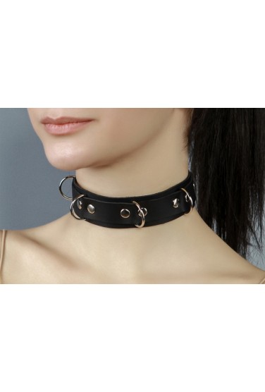 Чокер жіночий з кільцями 04