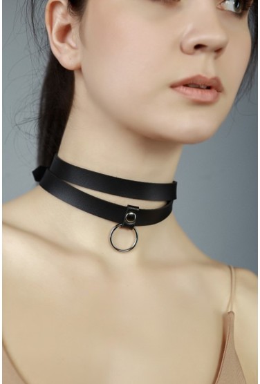 Подвійний жіночий чокер 08