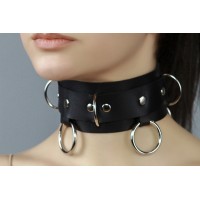 Чокер нашийник з кільцями 13