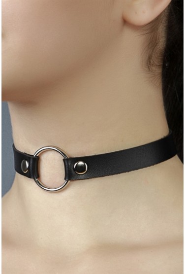 Жіночий чокер з кільцем 15