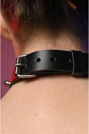 Чокер жіночий з шипами 601