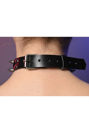 Чокер жіночий з шипами 603