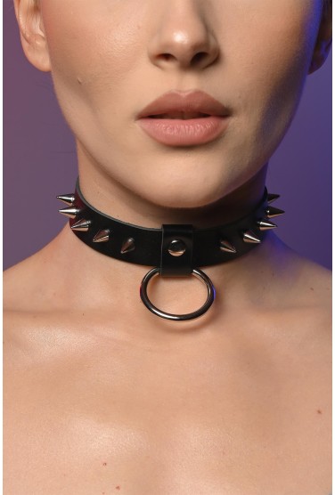 Чокер жіночий з шипами 604
