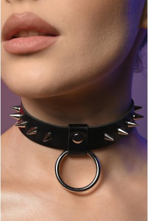 Чокер жіночий з шипами 604