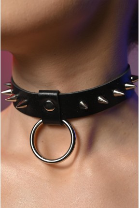 Чокер жіночий з шипами 604