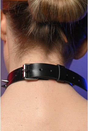 Чокер жіночий з шипами 604