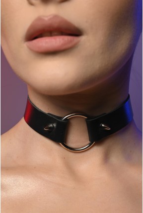 Чокер жіночий з шипами 606