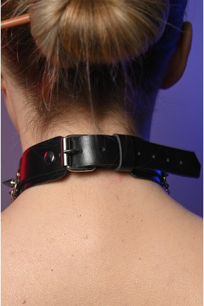 Чокер жіночий з шипами 607