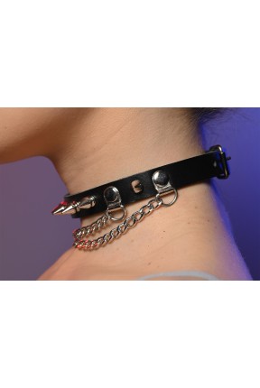 Чокер жіночий з шипами 609