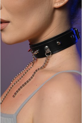 Чокер жіночий з шипами 612