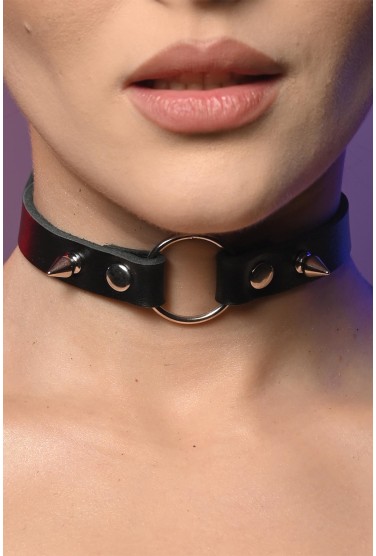 Чокер жіночий з шипами 614