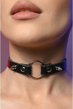 Чокер жіночий з шипами 614