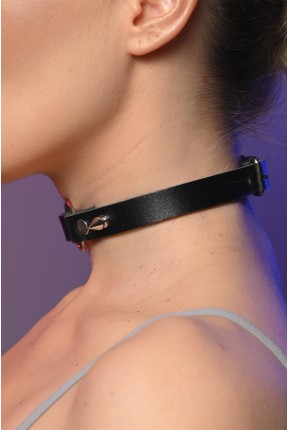 Чокер жіночий з шипами 614