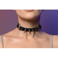 Чокер жіночий з довгими шипами 618