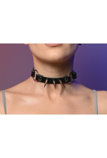 Чокер жіночий з шипами 618