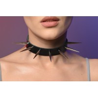 Чокер жіночий з довгими шипами 621
