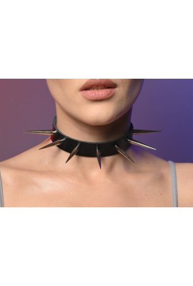 Чокер жіночий з шипами 621