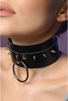 Чокер жіночий з шипами 624