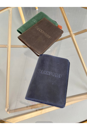 Обкладинка на паспорт зі шкіри 101170