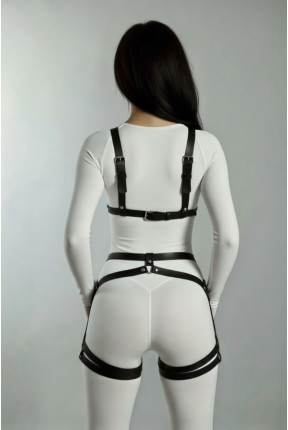 Набір портупея-бра і гартери на стегна # 170