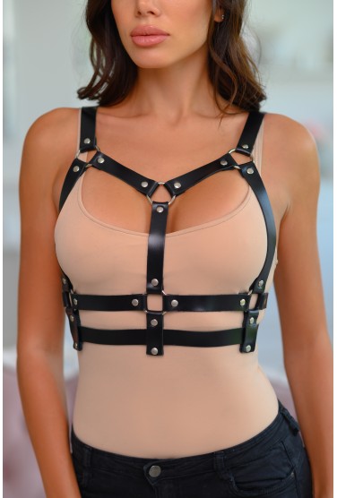 Портупея женская на грудь и талию 207