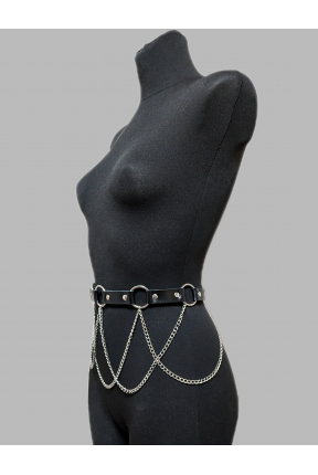 Портупея пояс с цепочками 180_1