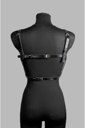Женская портупея на грудь с кольцами 2016