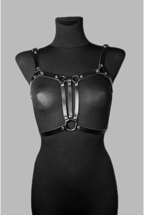 Женская портупея на грудь с кольцами 2016