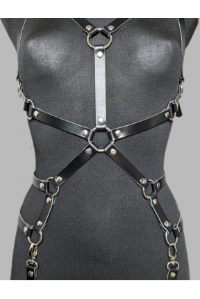 Комплект портупея гартери на все тіло жіночий 2042