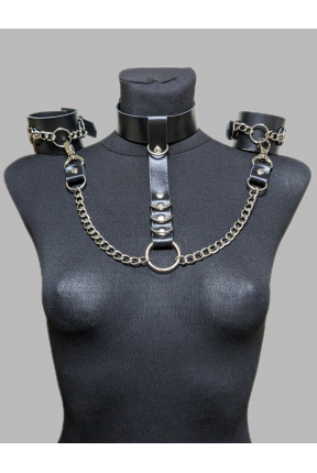Чокер з браслетами на ланцюжках 2046