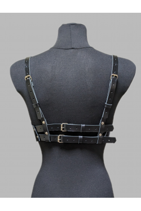 Верх портупея женская с цепочками на груди 2047