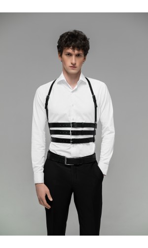 Чоловіча портупея корсет потрійна на талію  237