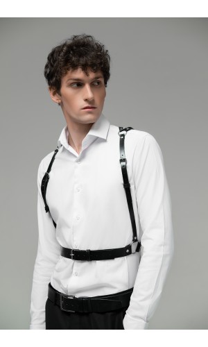 Мінімалістична портупея чоловіча на талію через плечі 255